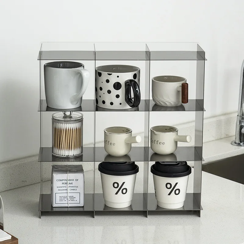 Stainless steel coffee cup holder desktop tea cup holder