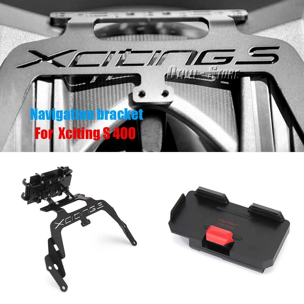 

Motorcycle Accessories Phone Holder GPS Mount Navigation Bracket With For Kymco Xciting S 400 XCITING S400