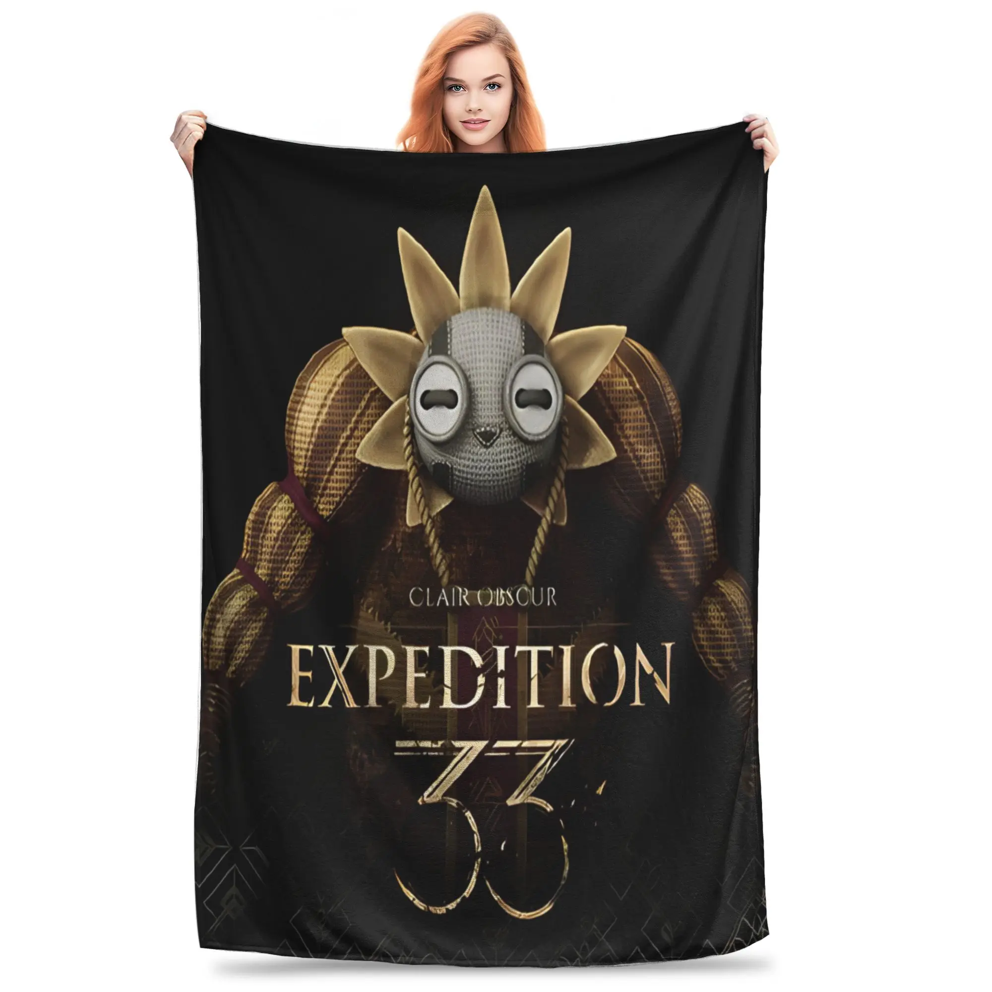 

Clair Obscur Expedition 33 Video Game Blanket Velvet Comfortable Super Soft Throw Blanket for Home Rug Piece