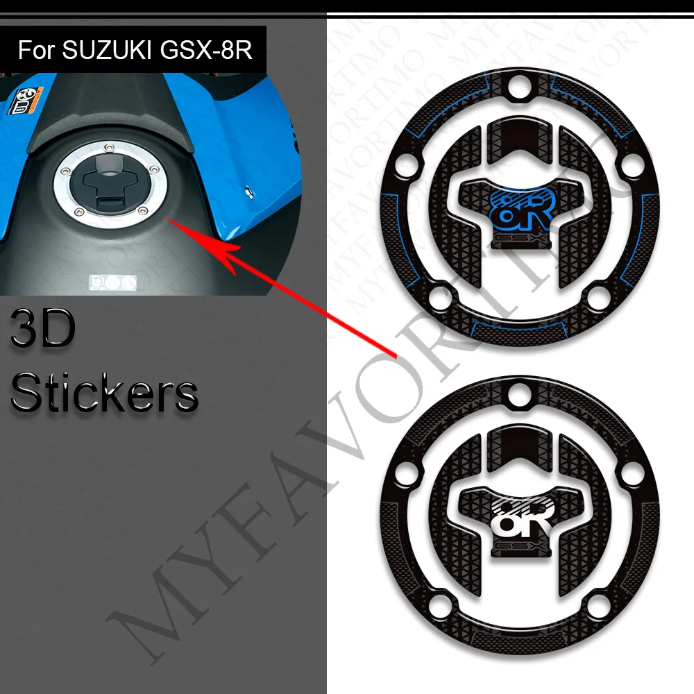 Motorcycle For Suzuki GSX-8R GSX 8R GSX8R Protector Tank Pad Side Grips Gas Fuel Oil Kit Knee Stickers Decals 2024 2025