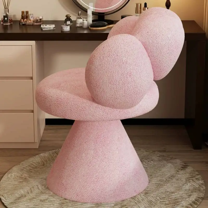 Upgrade Modern Makeup Vanity Chair Soft Velvet Cute Luxury Makeup Vanity Chair Comfy Designer Sillas De Tocador Furniture Home