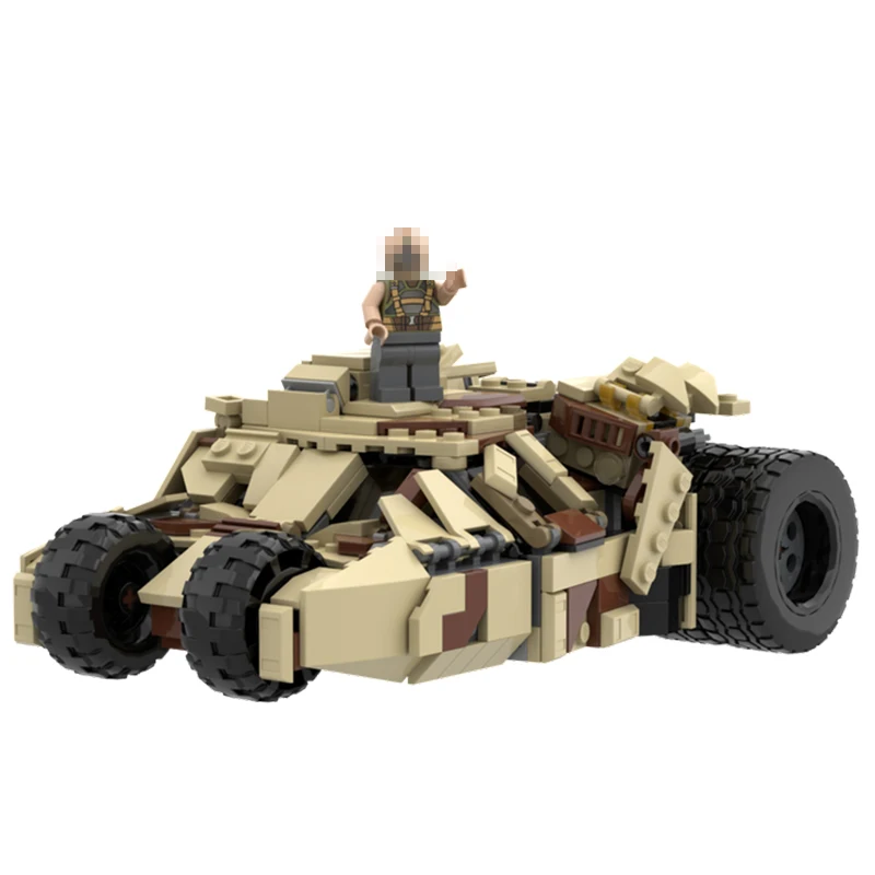 นิยายวิทยาศาสตร์ฟิล์ม Series Camouf ค้างคาว Land Combat รถบล็อกอาคารประกอบอิฐจอแสดงผลสร้างสรรค์ของเล่นเด็ก