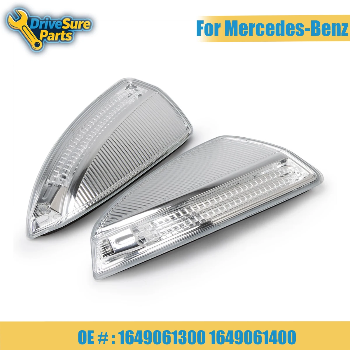 

1649061300 1649061400 Car Rearview Mirror Turn Signal Light For Mercedes-Benz C Class W204 S204 W164 ML550 ML350