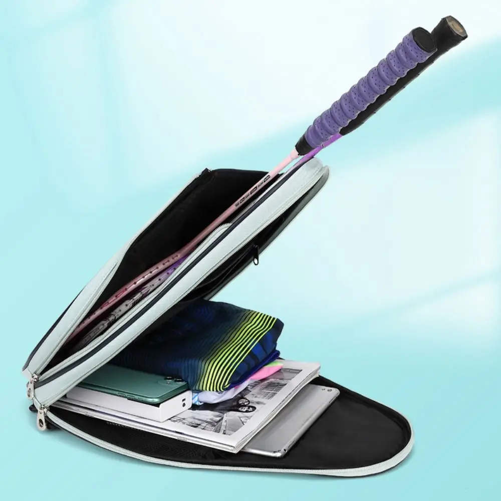 حقيبة مضرب رياضية ذات سعة كبيرة مقاومة للماء وحزام قابل للتعديل وخفيفة الوزن منظم حقيبة مضرب كرة الريشة الاحترافية