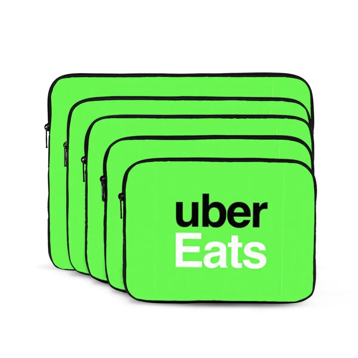 Ubereats-Shockproof Laptop Bag, Notebook Capa Manga, Bolsa, Tablet Bag, 10 ", 12", 13 ", 15", 17"