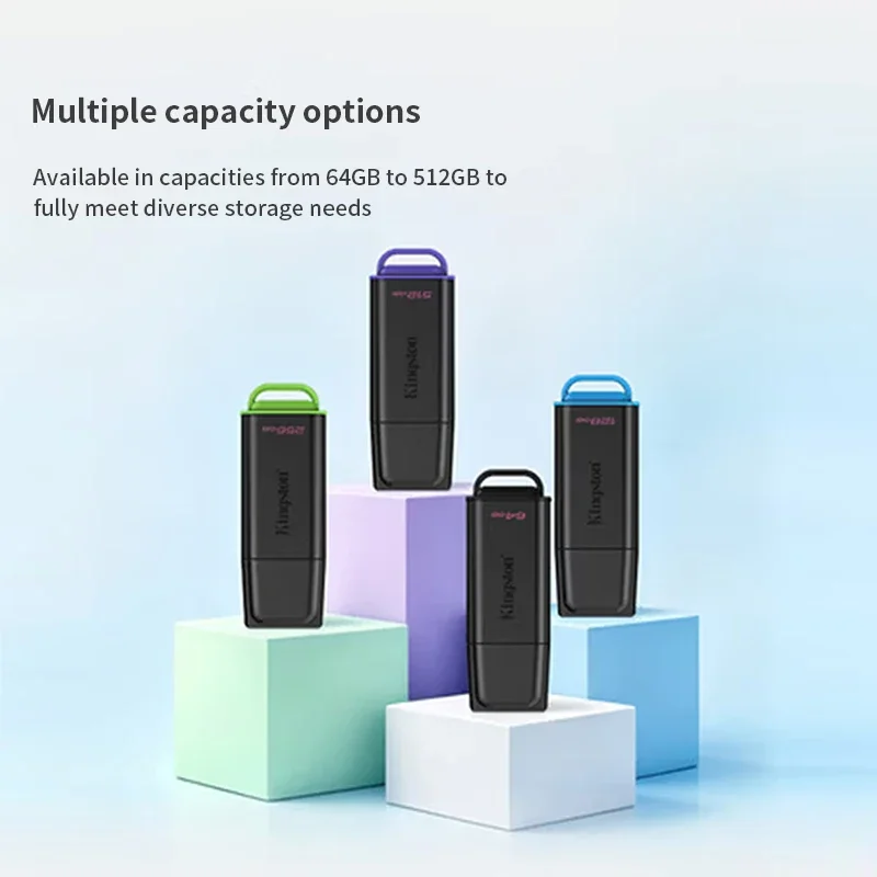 New Kingston DataTraveler Exodia USB Flash Drive USB 3.2 Pen Drive DTXG2 64GB 128GB 256GB 512GB U Disk Memory Stick for Computer