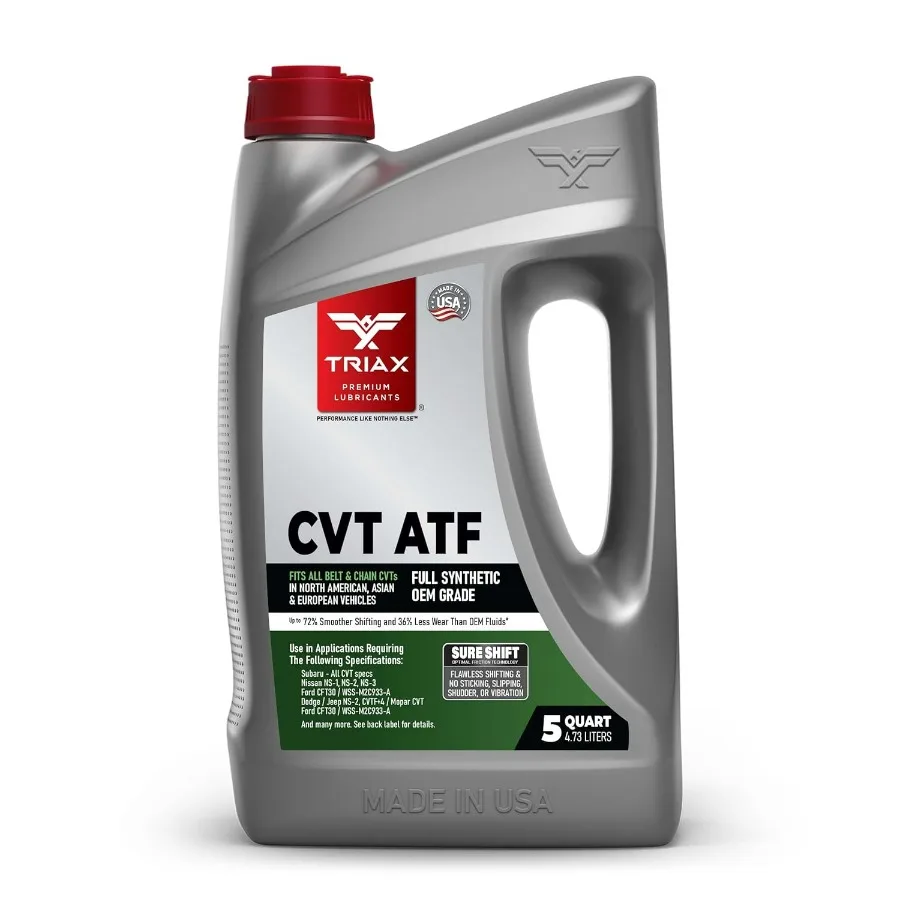 

Универсальная нескользящая трансмиссионная жидкость CVT ATF OEM класса; Surpasses All OEM Specs (кувшин на 5 литров)