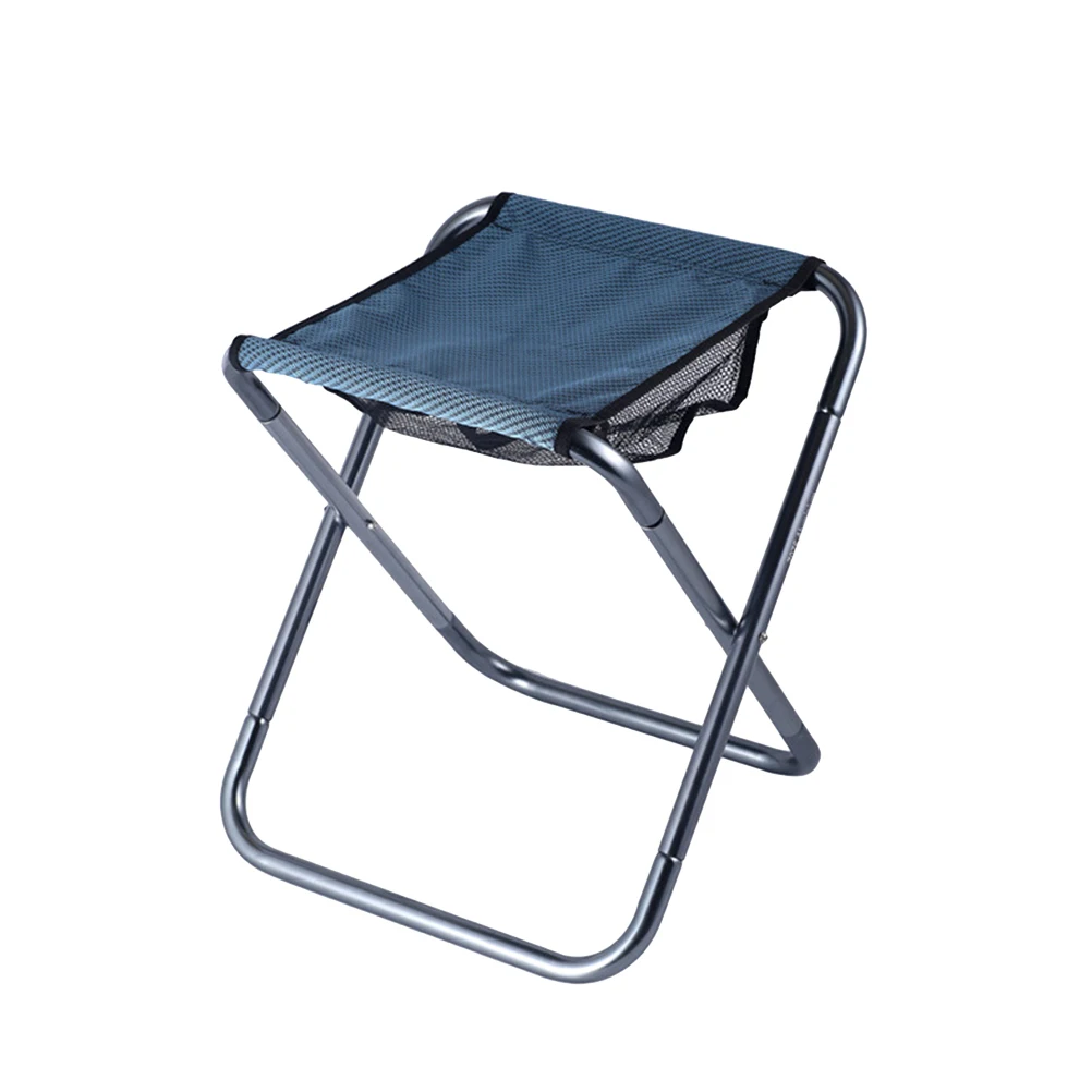 

Outdoor Folding Camping Chair Aluminum Alloy Portable Stool Heavy Duty Foldable Hiking Seat For Picnic Beach Travel Lightweight