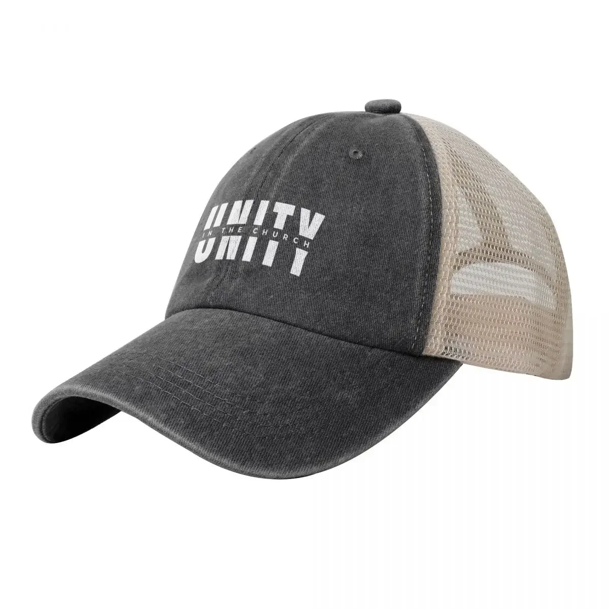 Unity In The Church Gear Cowboy Mesh Baseball Cap Hat Baseball Cap Rave funny hat Fishing cap Sun Hats For Women Men's