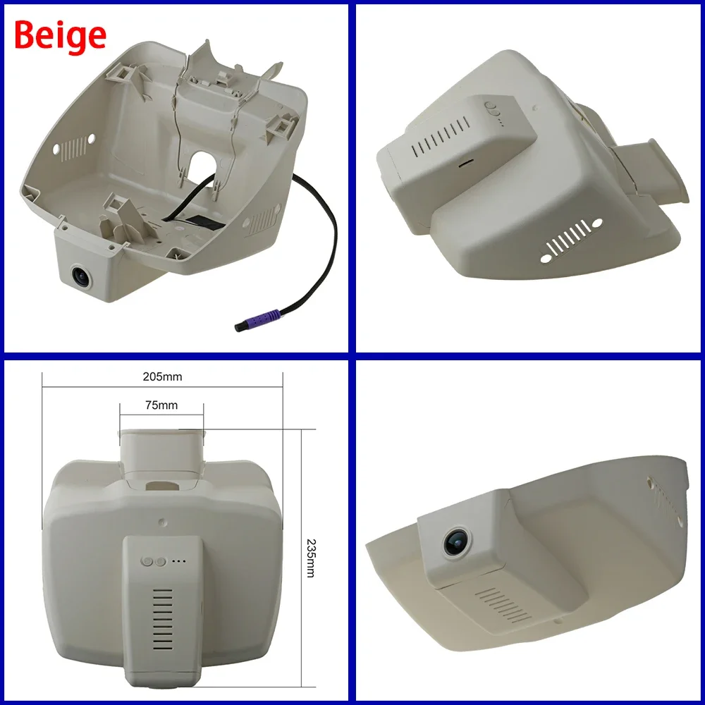 Video Recorder Night Visio 4K Plug and Play Car DVR Dash Cam for Jeep Renegade 2015 2016 2017 2018 2019 2020 2021 2022 2023 2024