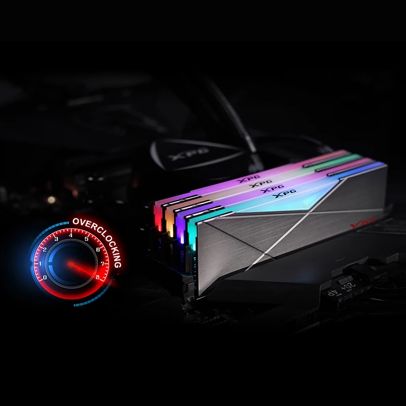 ADATA XPG D50 DDR4 RGB Memory Module 3200MHz 3600MHz 4133MHz 8GBx2 16GBx2 32GBx2 RGB Lighting Metal Heatsink RAM for Desktop