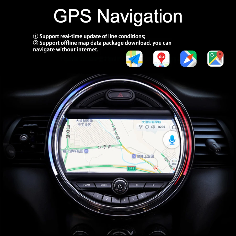 Android 13 Car Radio Stereo Video Player Multimedia GPS For Mini One 2017 F55 COOPER F56 CLUBMAN F54 Carplay Touch Screen Navi