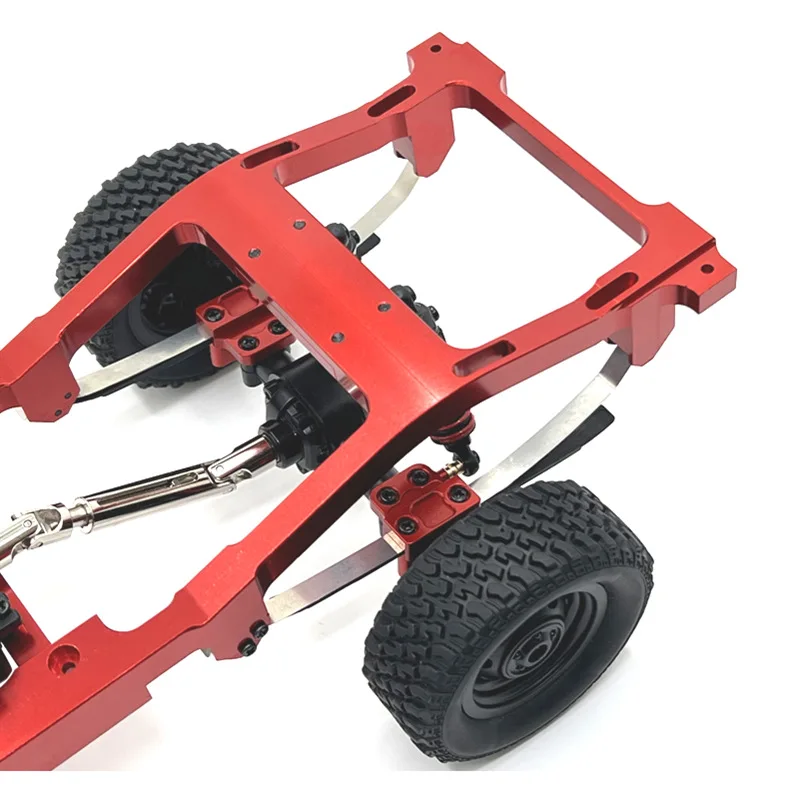 MN 1/12 MN82 LC79 Remote Control Car Metal Upgrade Door Bridge Clamp Tire Shock Absorber Steering Rod Kit