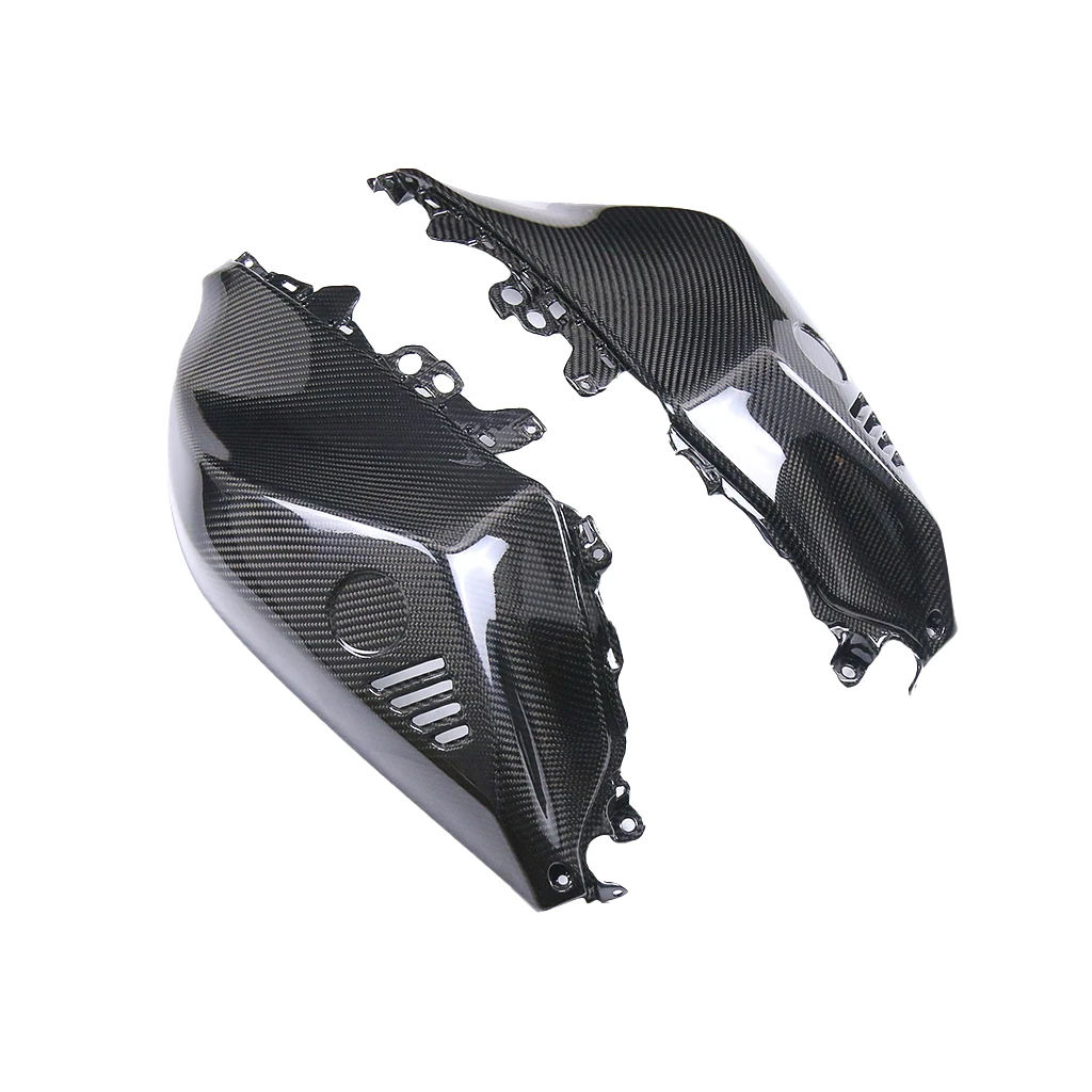 For YAMAHA YZF - R7 100% Carbon Fiber Motorcycle Accessories Fuel Tank Side Cover Fairing YZF R7 2022-2023