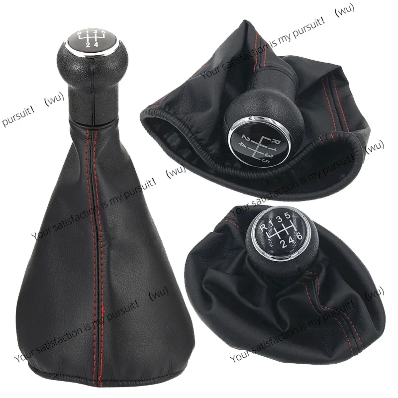 5/6 Speed for Volkswagen Golf 3 MK3/3 Varaint Jetta 3 MK3 Vento 1992-1998 Gear Lever Shift Knob with Leather Gaitor