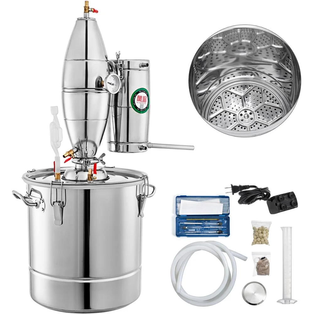 Stainless Steel 20L Home Alcohol Distiller Making Machine