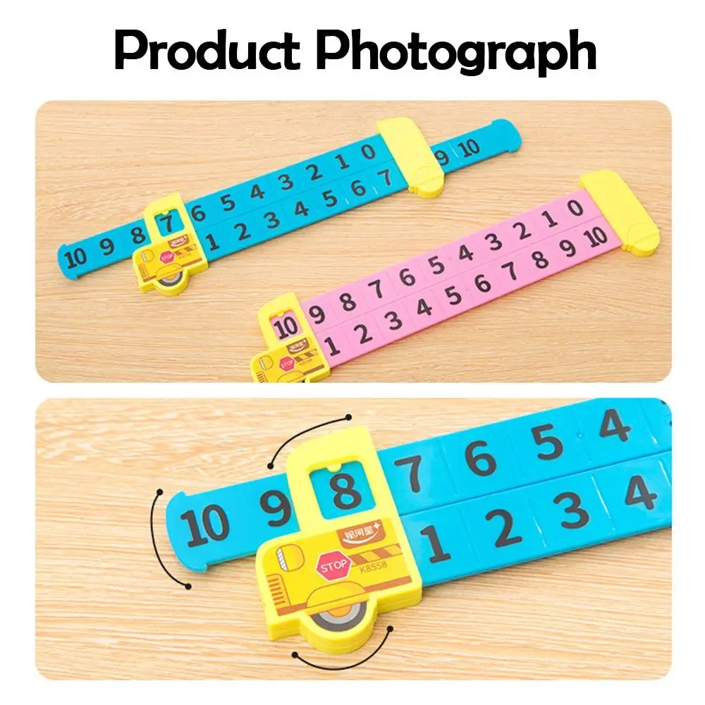 1pc Math Mathematics Decomposition Rulers Plastic Addition Rulers Portable Subtraction Rulers Education Toys Children Gifts