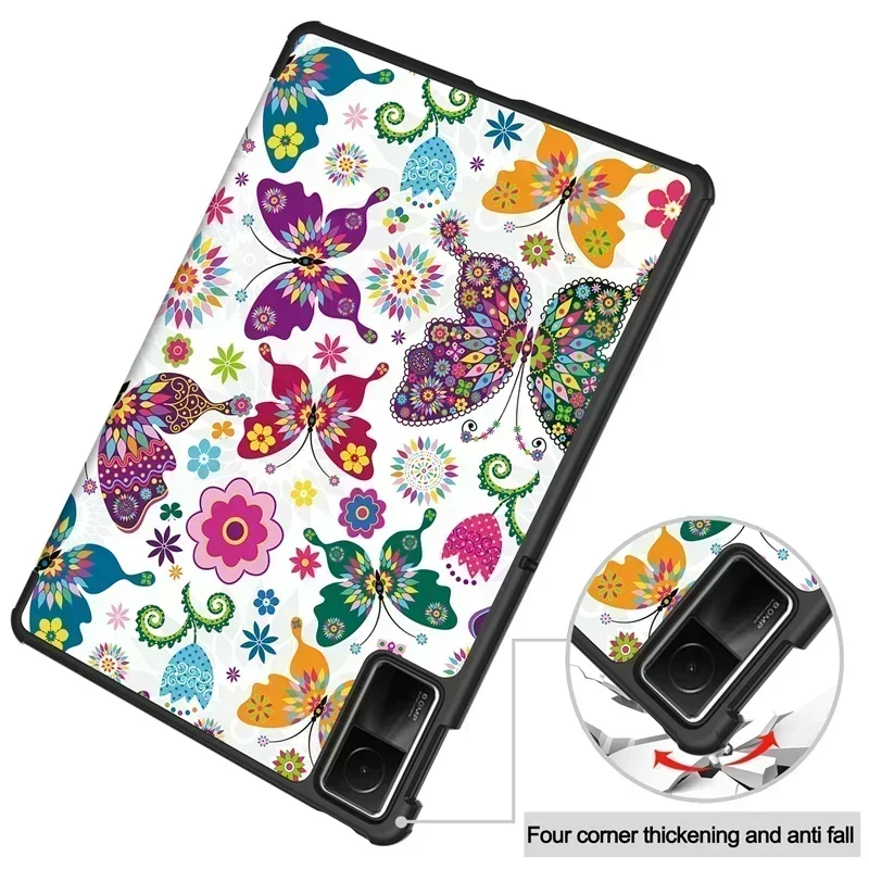 2023สำหรับ redmi Pad SE เคสฝาแม่เหล็กพับสามทบสำหรับ Xiaomi redmi Pad SE 11นิ้วเคสแท็บเล็ต