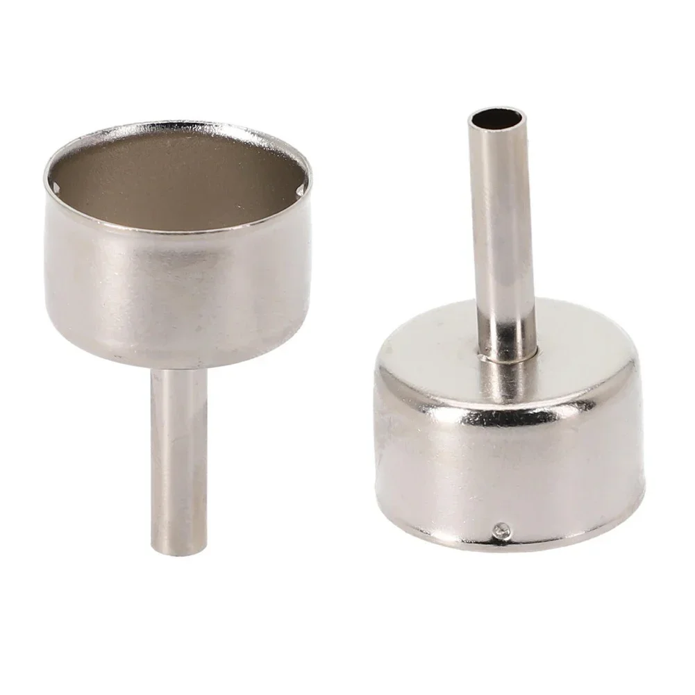 

For Soldering Station 858 858D 8586 Welding Nozzles Heat-Resistant Stainless Steel Universal-22mm Hot Air Machine Nozzle 2 PCS