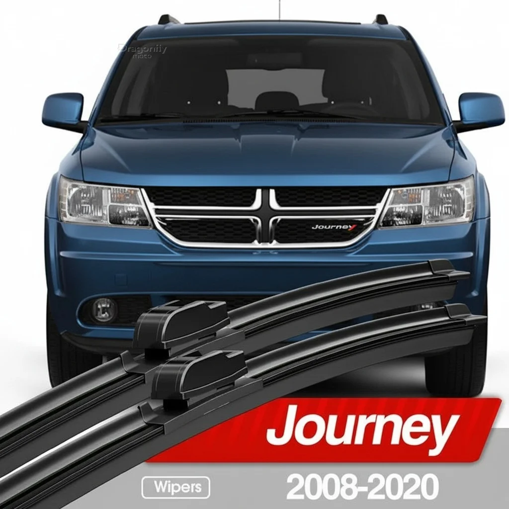 

For Dodge Journey 2008-2020 Front Windshield Wiper Blades 2pcs Windscreen Window Accessories 2009 2010 2011 2013 2016 2018 2019