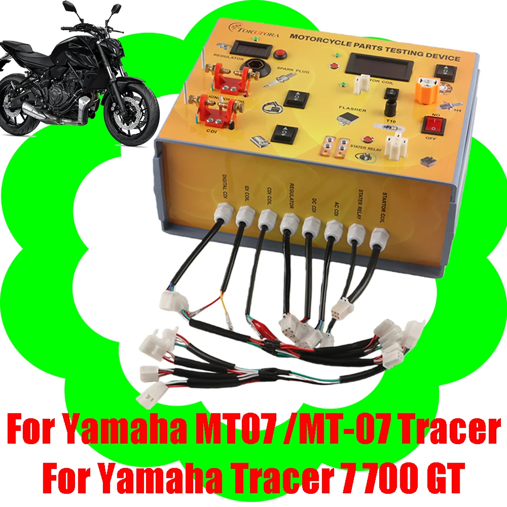 For Yamaha MT07 MT-07 Tracer 7 700 GT Motorcycle Accessories Multifunctional Electrical Component Tester Diagnostic Test Tool