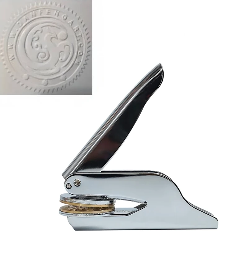 

Design Your Own Embosser Stamp / Custom Embosser Seal for Personalized / customize Embossing stamp with your logo,Personalized