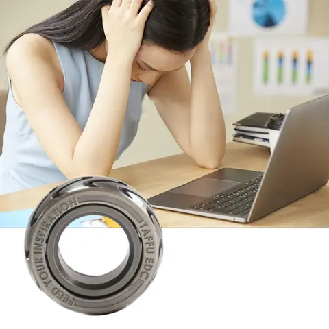 Spärrhjul Fidget Ring Fidget Slider Vuxen EDC Metall Fidget Leksaker ADHD Hand Spinner Stresslindrande Leksaker Kontorsleksak Vuxen Present 10 best sales fidgethjul - №1