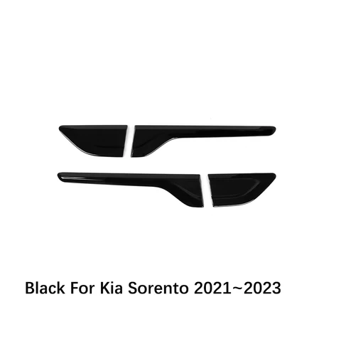 Для Kia Sorento MQ4 2021-2023/MQ4 PE 2024-2026: 2 шт. накладок на боковые панели кузова из углеродного волокна, внешние аксессуары для крыльев