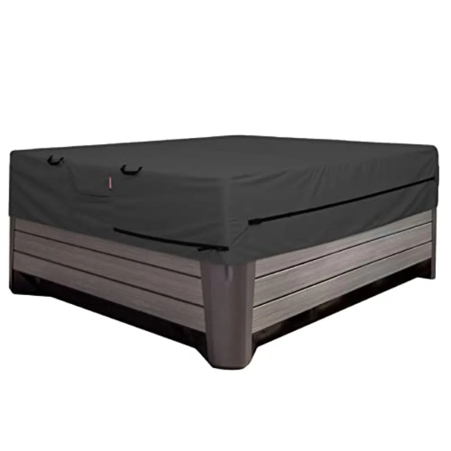 

Водонепроницаемое и устойчивое к выцветанию покрытие для уличного джакузи 600D, 90 x 90 дюймов, подходит для квадратных СПА-бассейнов 89 x 89, 88 x 88 или 87 x 87 дюймов.