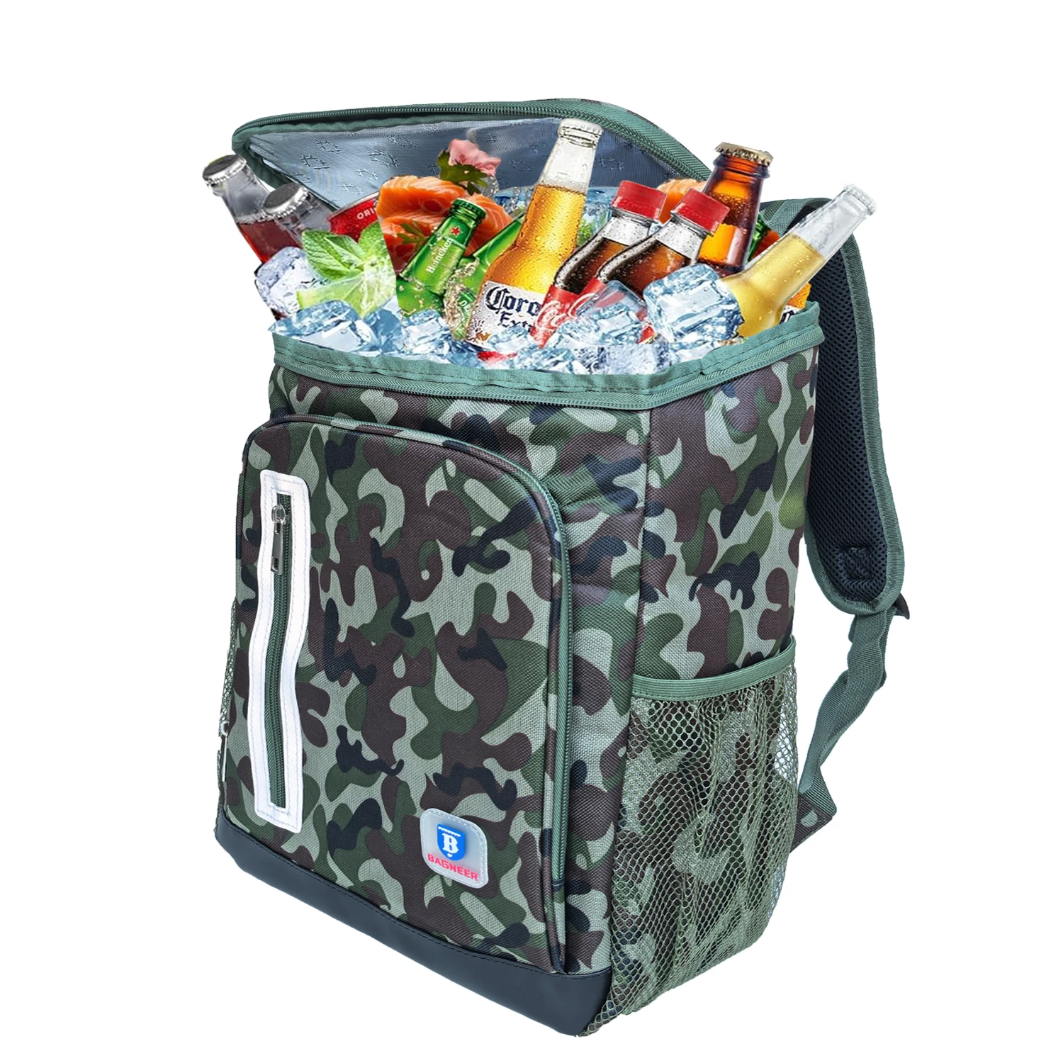 20l Outdoor Kühltasche Thermo Rucksack isoliert Picknick Lunch Bag Camping Strand Essen Getränk Eis beutel auslaufs icherer Reise rucksack