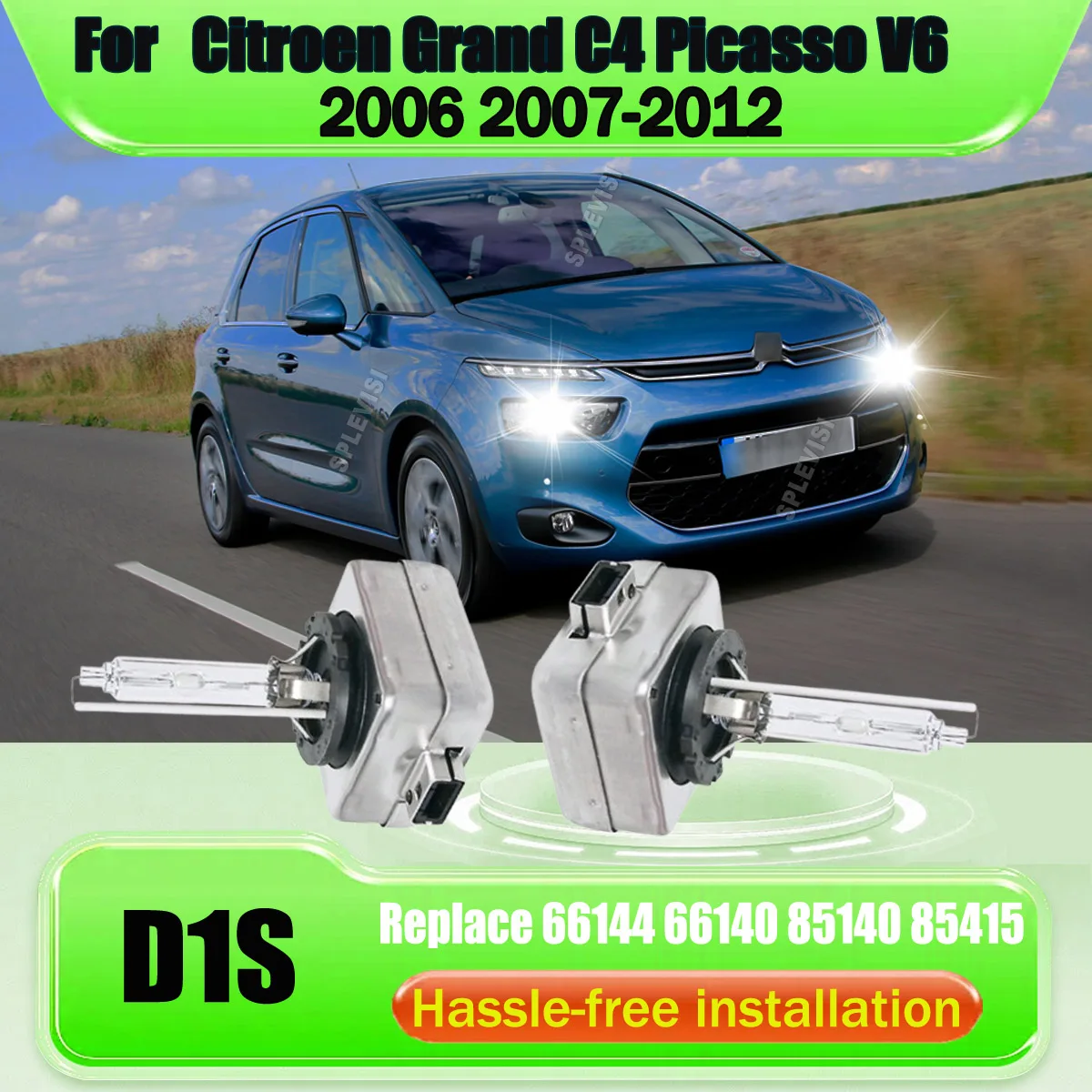 

D1S Xenon HID Bulb Headlights Made of High-quality Materials For Citroen Grand C4 Picasso V6 2006 2007 2008 2009 2010-2012