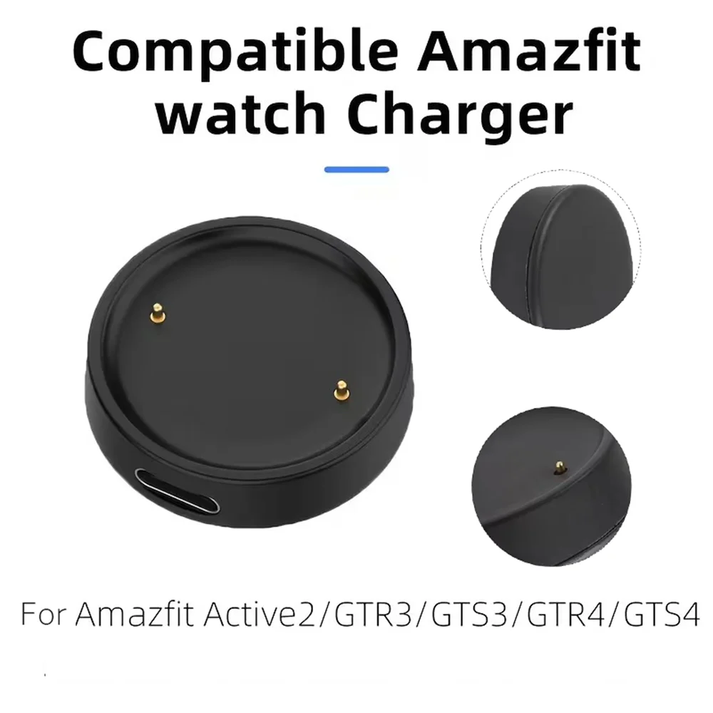 Charger Dock for Amazfit Active 2 , Type-C Fitness Tracker Charger, Compact Design, Sleek Accessory, No Cable Include