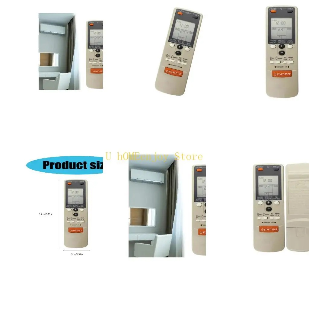 B0KF Professional Remote Controller LCD Air Conditioner Remote Control For AR-JW19