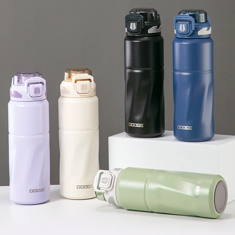 

Нержавеющая сталь 316, 820 мл, термос, спортивная бутылка для воды с соломой, автомобильная термоизолированная кружка для путешествий, чашка для активного отдыха