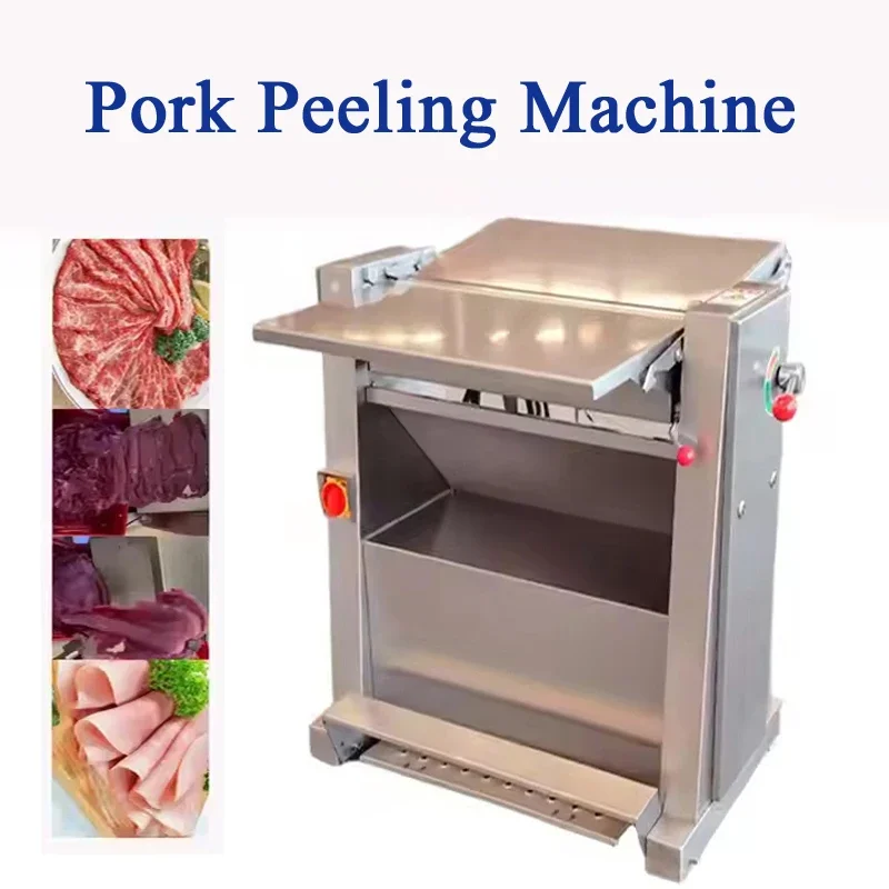 Meat Skinner Meat Cutting Peeler Pig Skin Removal Machine Pork Skin Remove Peeling Machine
