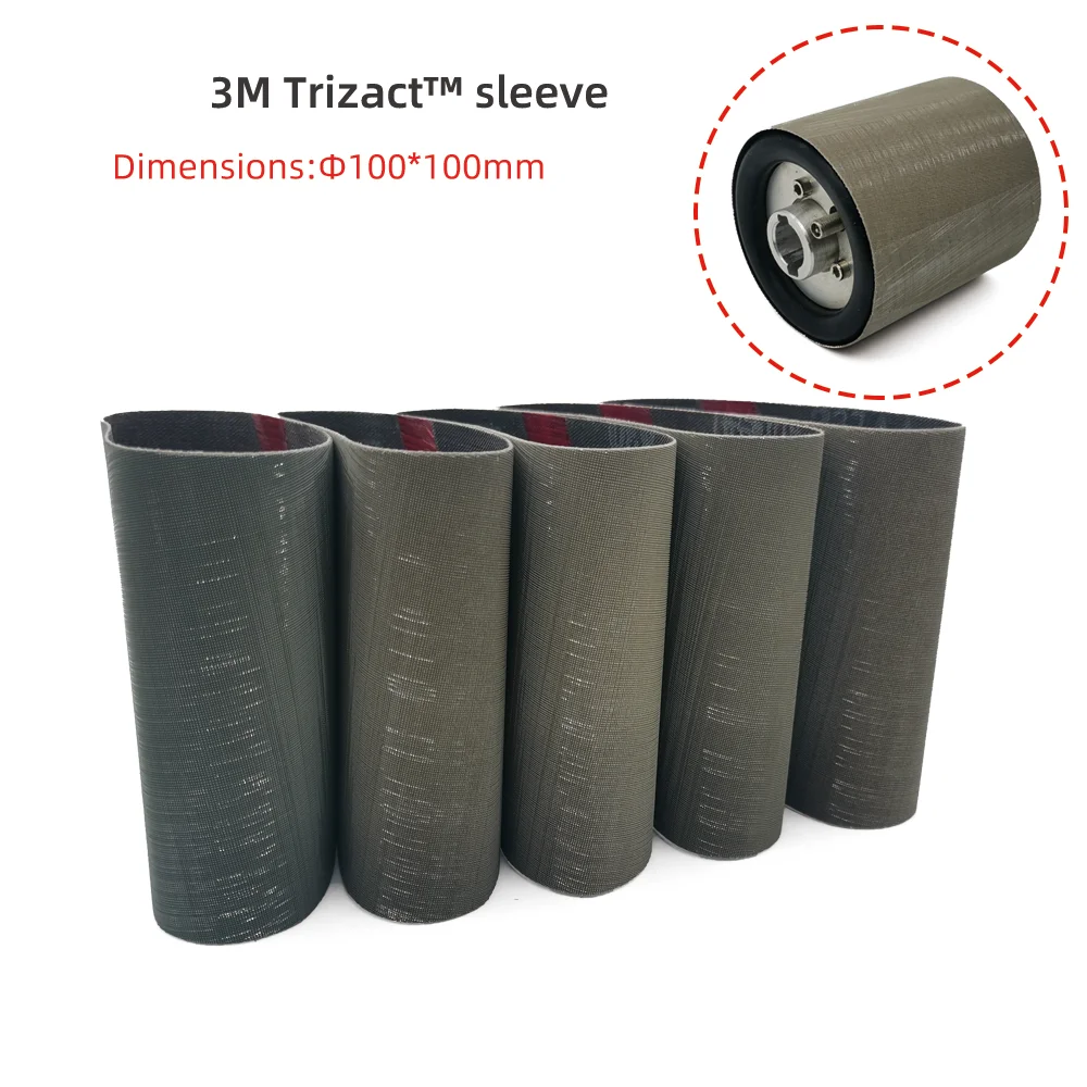 Imagem -02 - Trizact Mangas Cinto de Lixa para Metal Faixa Abrasiva Moedor 100x315 mm 237aa Peças 3m