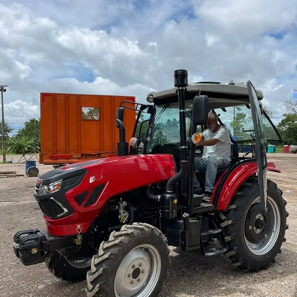 Factory Direct Supply New 40HP 50HP 60HP 70HP Wheel Farm Tractor with Cheap Price