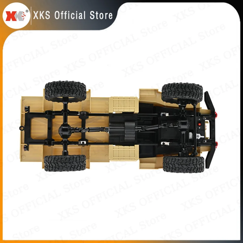 WPL B14 RC Car 1/16 2.4G Remote Control 4WD Off-Road Rock Crawler LED Light Electric Buggy Climbing RC Truck Toy Gift for Boys