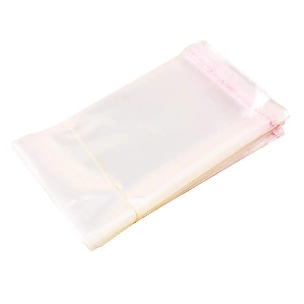 200pcs Self Sealing Transparent Plastic Opp Bags for Bakery,