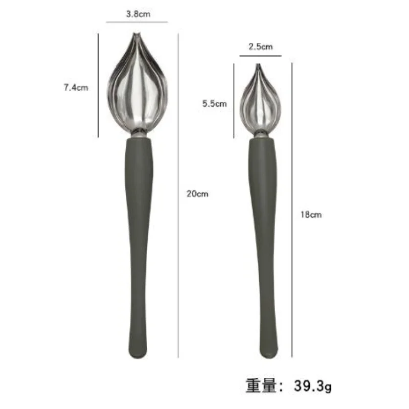 Sauce Plating Art Pencil Dessert Decorating Draw Design Kitchen Stainless Steel Portable Painting Spoon tool