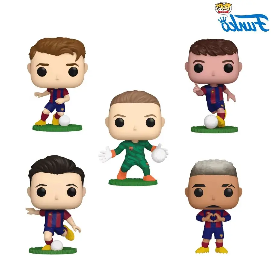 

Funko Pop La Liga Barcelona Pedri Rafinha Lewandowski Ter Stegen Gavi Peripheral Figurines Toy for Boys Gift Collectible