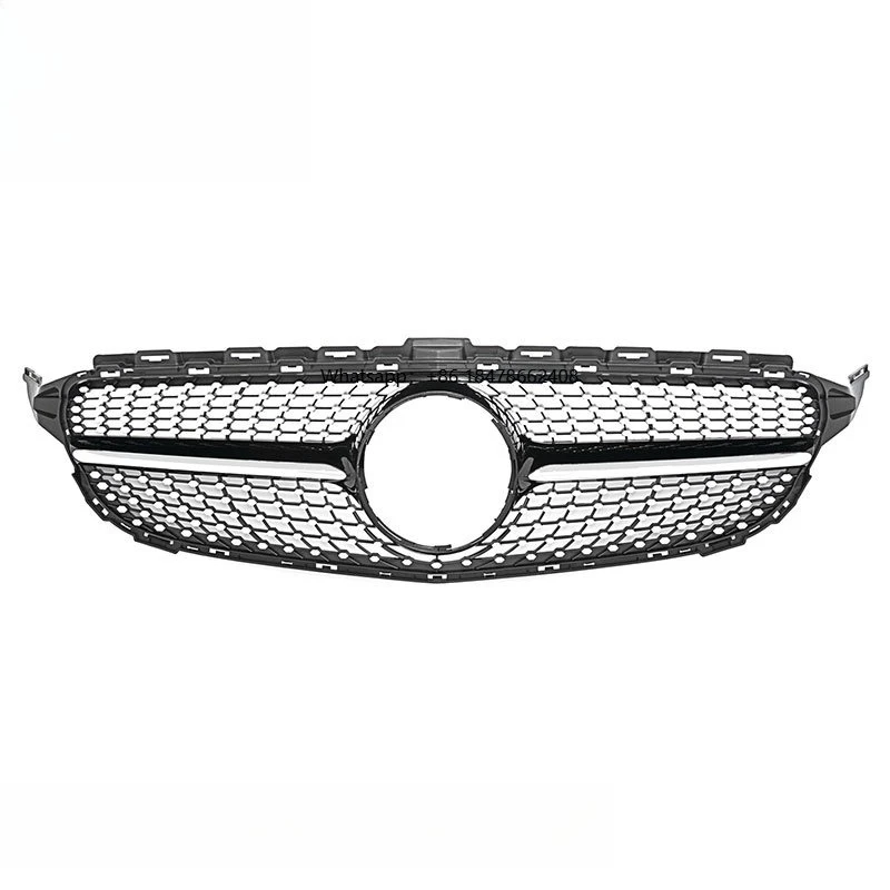 

GUGO W205 Glossy Black Front Grille for C Class W205 2014-2018 Car Bumper Intake Grill Racing Grille Replacement