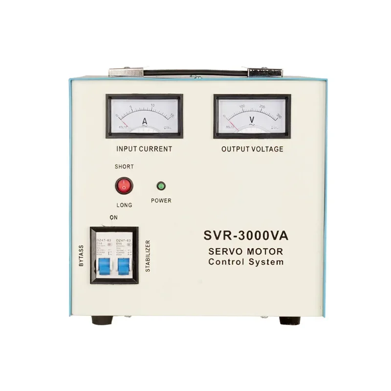 SHGF 110V 220V AC Single Phase Servo Motor SVC 3000VA AVR Regulator  Refrigerator