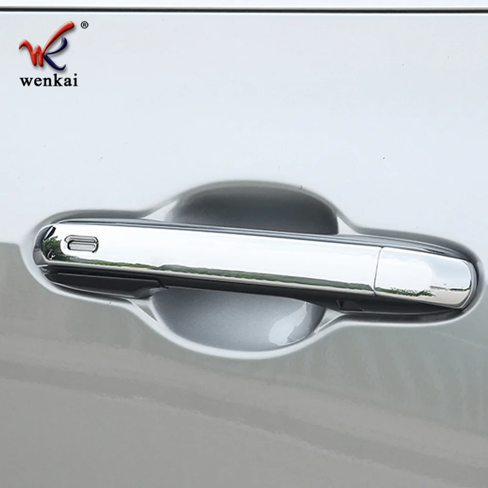 for Lexus NX260 2022~2025 2024 Chrome Carbon Fiber Door Handle Key Decoration Cover Trim Sticker Cap Accessories