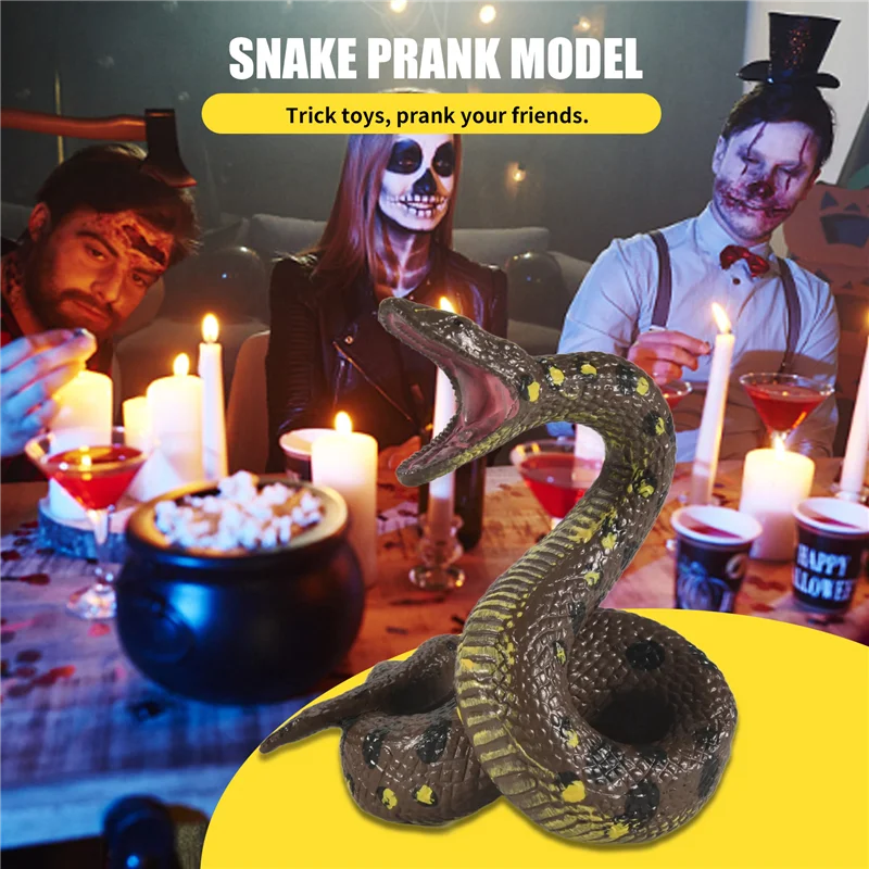 

B24C-детская модель змеи, имитация рептилий, гигантского питона, большой питона, модель змеи диких животных