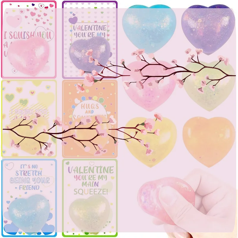 

Colorful Glitter Flour Balls Release Ball Sensory Squeeze Toy For Stress Balls