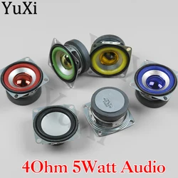 1Pc 4Ohm 5W Bluetooth Audio Radio Speaker External Magnetic Speaker Square  Full-frequency Loudspeaker 3W 4Ohm