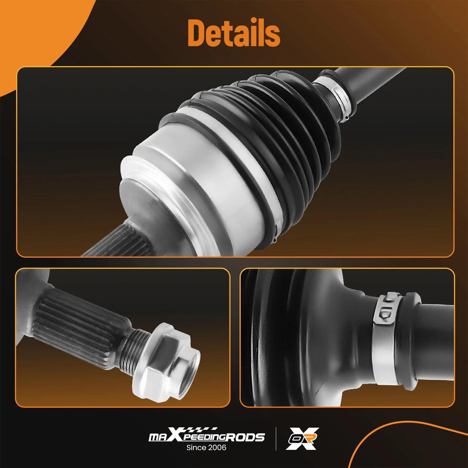 

Front Left CV Axle Joint Shaft Assy for Honda Accord Auto Trans 2.4L 2003-07