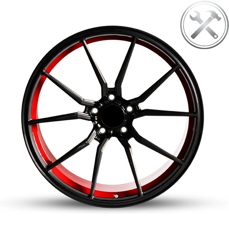 

New 17-24 Inch Forged Aluminum Alloy Wheel Rim Aviation 6061 35mm Offset Universal Aftermarket Replacement