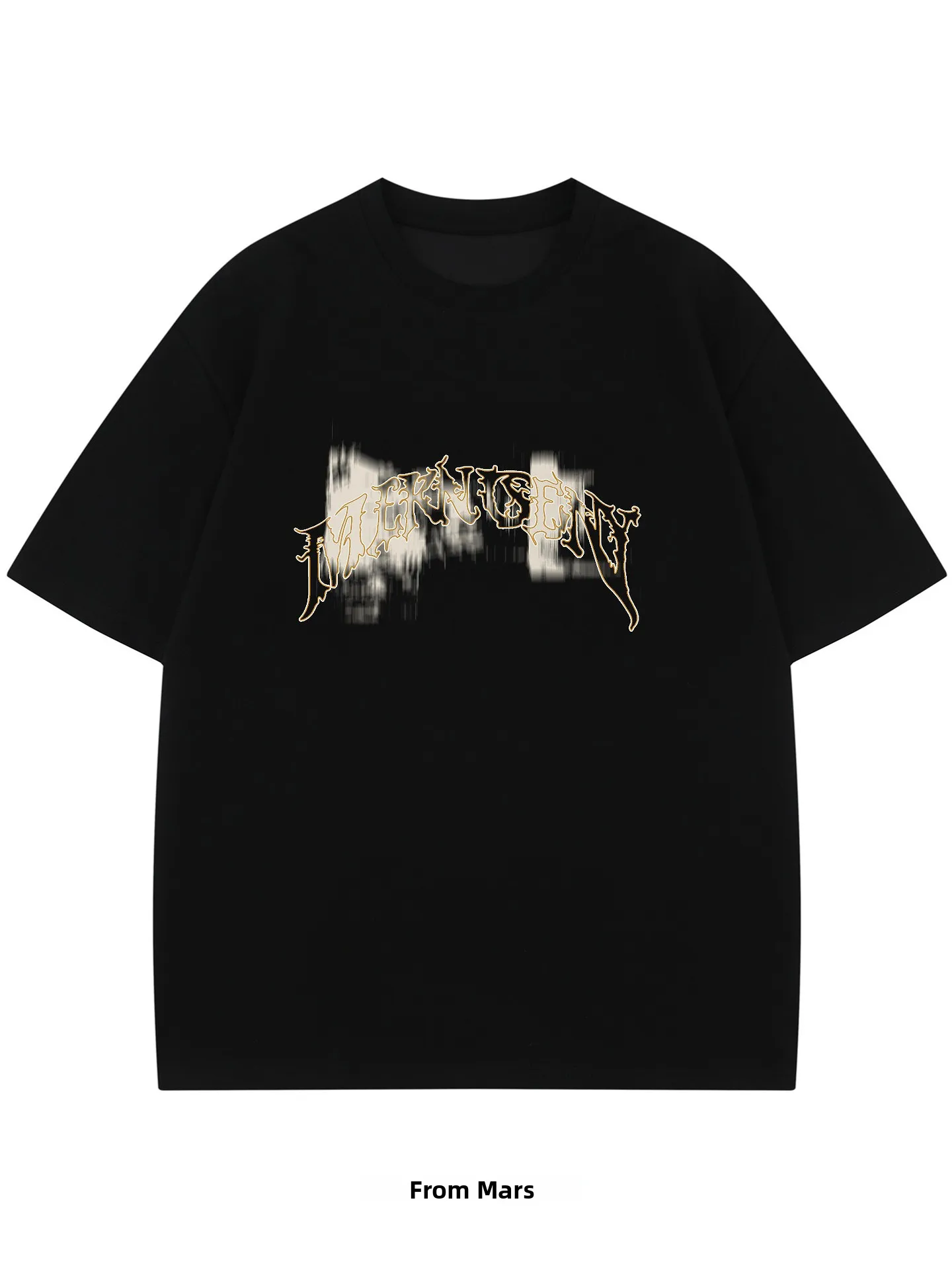 

Мужская этническая одежда из Китая: свободная футболка с круглым вырезом и коротким рукавом для осеннего сезона